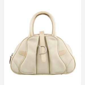 Christian Dior Galliano Double Saddle Bowler Bag